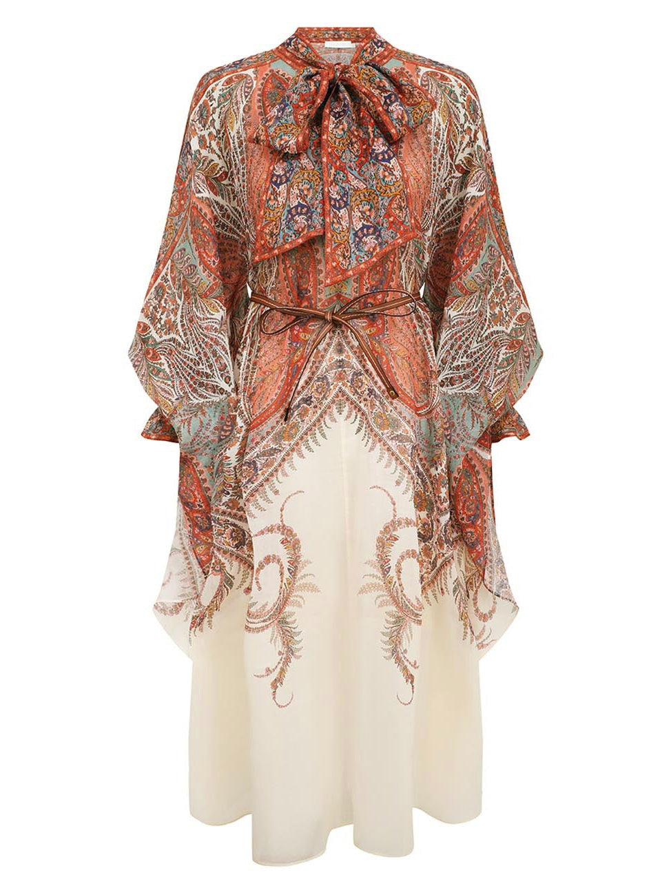 Rhiannon tie neck midi dress
