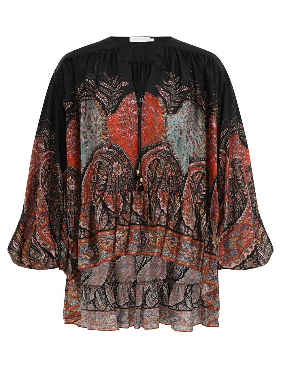 Rhiannon ruffle billow blouse