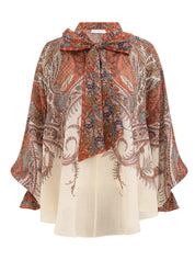 Rhiannon tie neck blouse