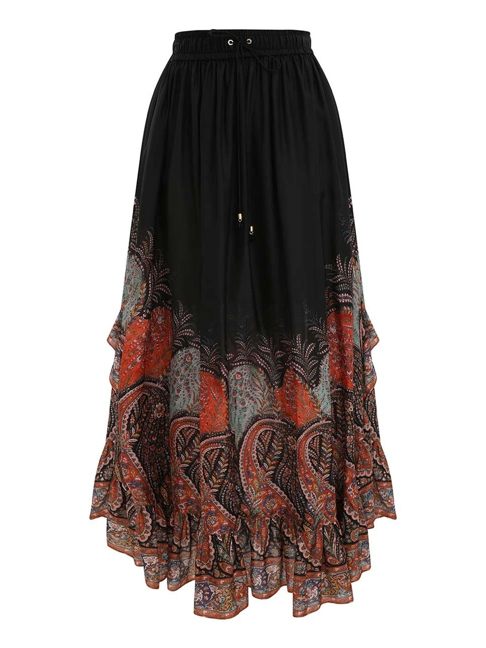 Rhiannon ruffle maxi skirt