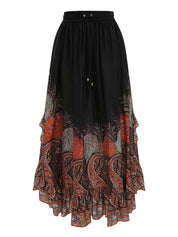 Rhiannon ruffle maxi skirt