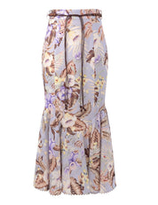 COCO FIT AND FLARE MIDI SKIRT