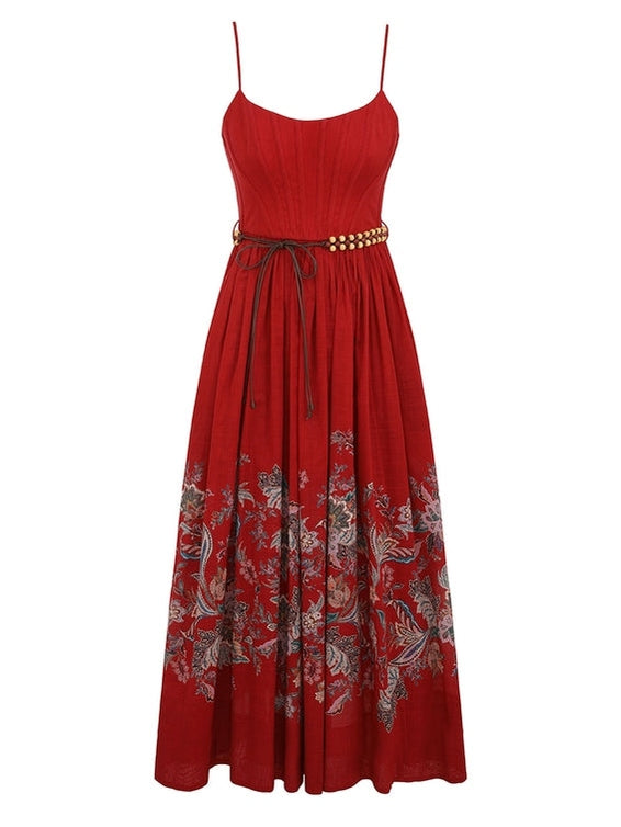 Rhiannon corset midi dress