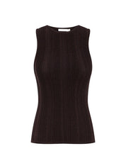 Lucky metallic racer tank