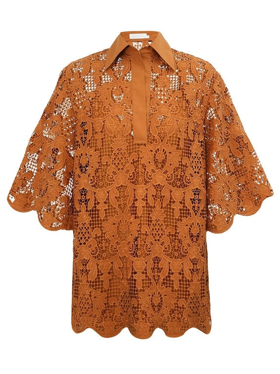 Coco lace tunic top