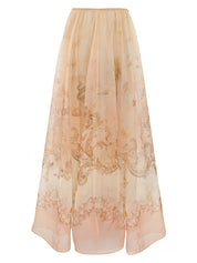 Hypnotic organza maxi skirt