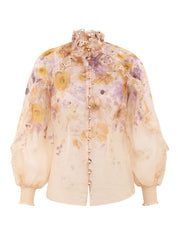 Memento embroidered blouse