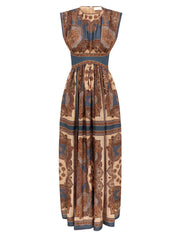Mahon waisted maxi dress