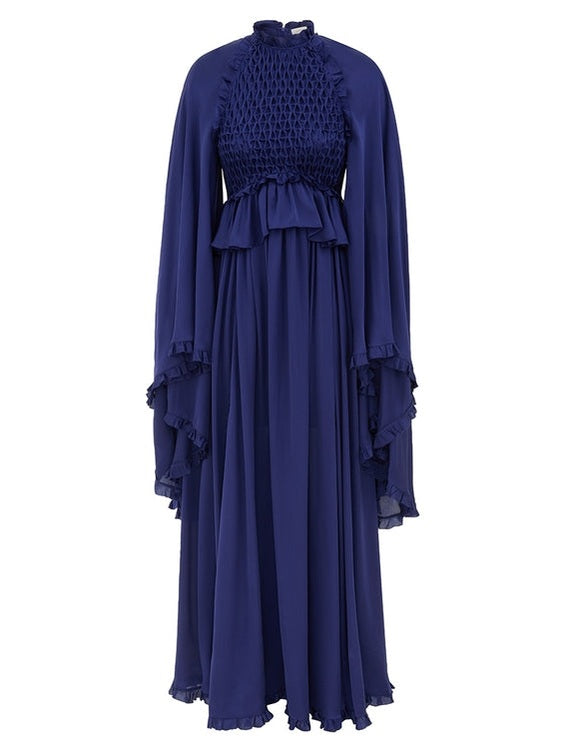 Hypnotic smocked flutter dress