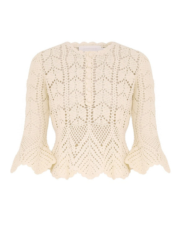 Awaken lace crochet top