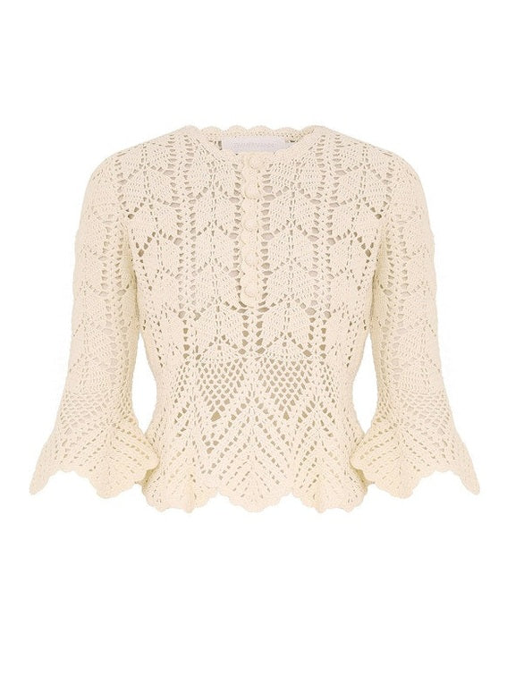 Awaken lace crochet top