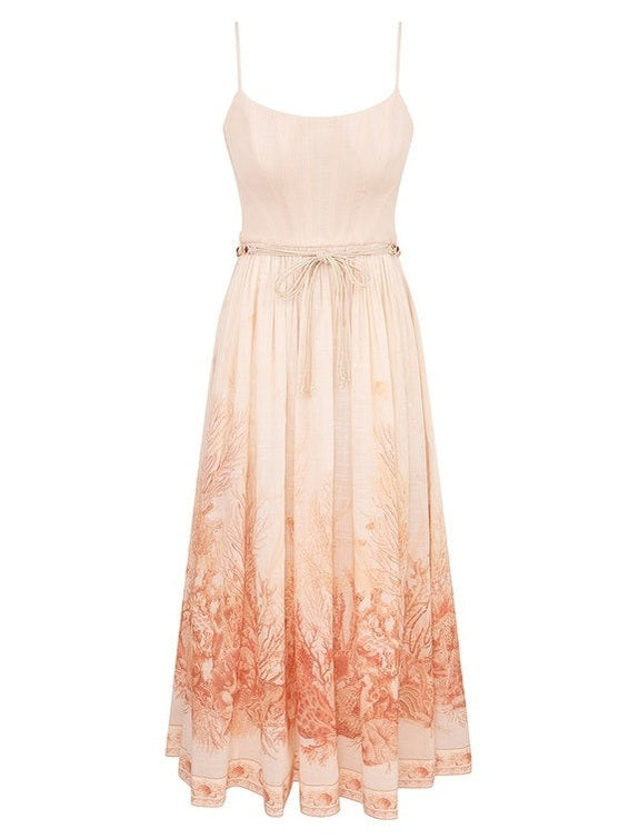 Wanderlust corset midi dress