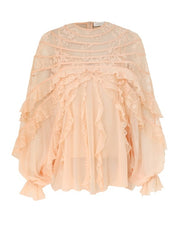 Rebellion splice billow blouse