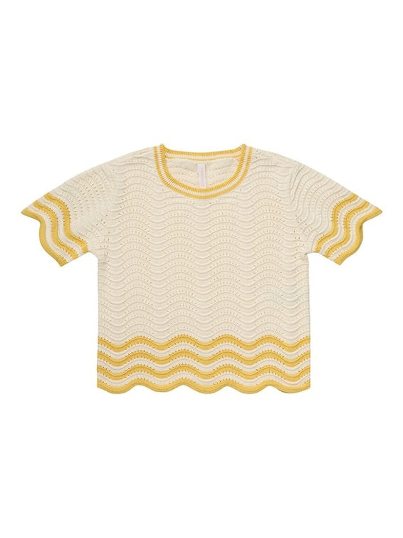 Alight Textured Knit Tee تي شيرت 