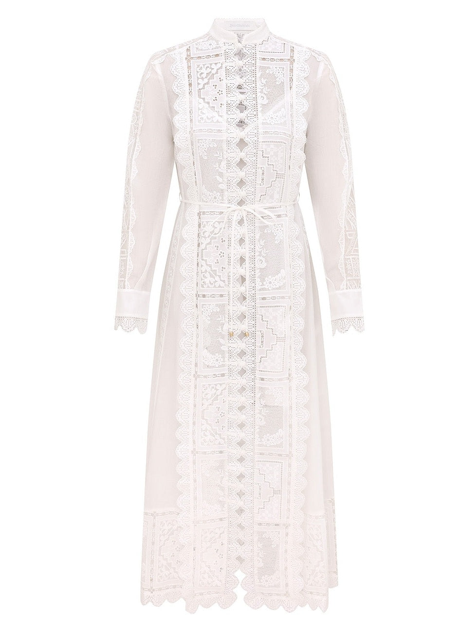 Aster embroidered midi dress