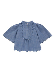 Junie Chambray Top توب
