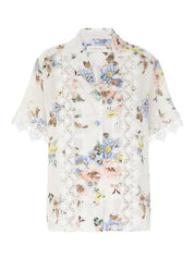 Applique oversized shirt