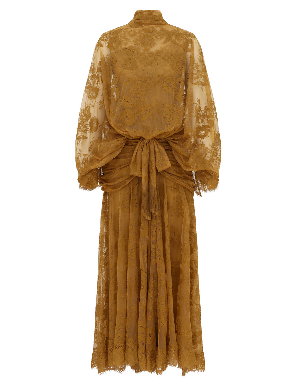 Ascent batwing lace gown
