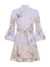 Rebellion button mini dress