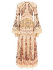 Valiant panelled gown