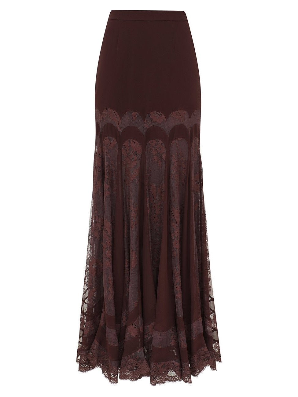 Valiant panelled maxi skirt