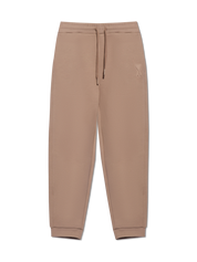 Ami alexandre mattiussi brown sweatpants with log