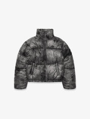 Wrinkled puffer jacket