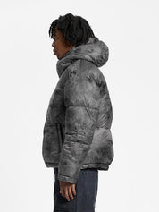 Wrinkled puffer jacket
