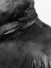 Wrinkled puffer jacket