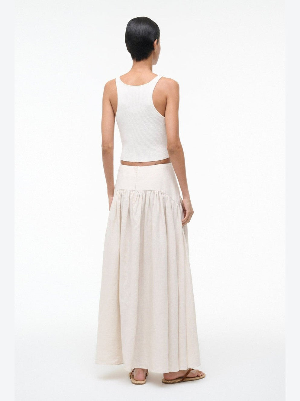 Procida linen skirt