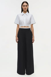 OLLY DOUBLE WAISTBAND PANT