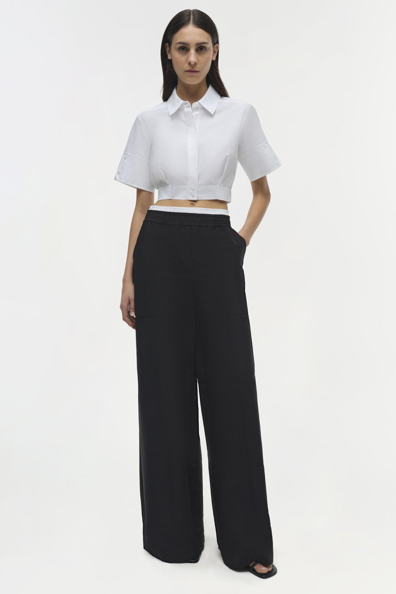 OLLY DOUBLE WAISTBAND PANT