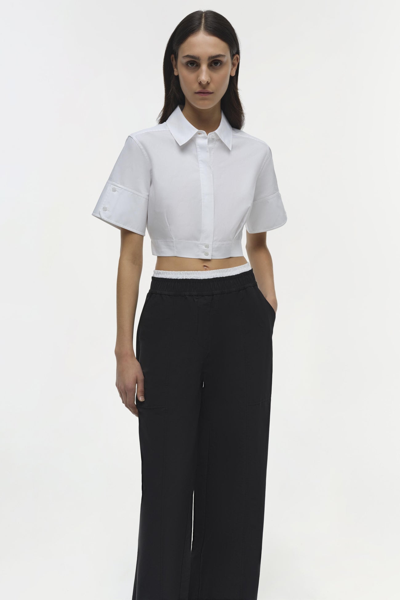 OLLY DOUBLE WAISTBAND PANT