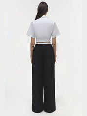 Olly double waistband pant