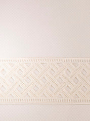 Lozenge lace sham 4b