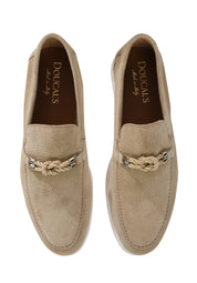 Doucal's knot-detail mesh loafers