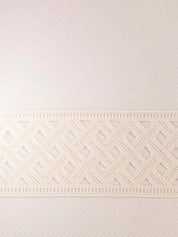 Lozenge lace bedset +2/51x71 20"x28"