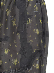 Printed silk twill elasticated pants