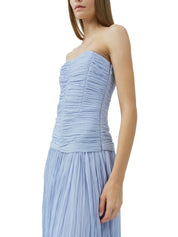 Danielle crinkle jersey bustier gown