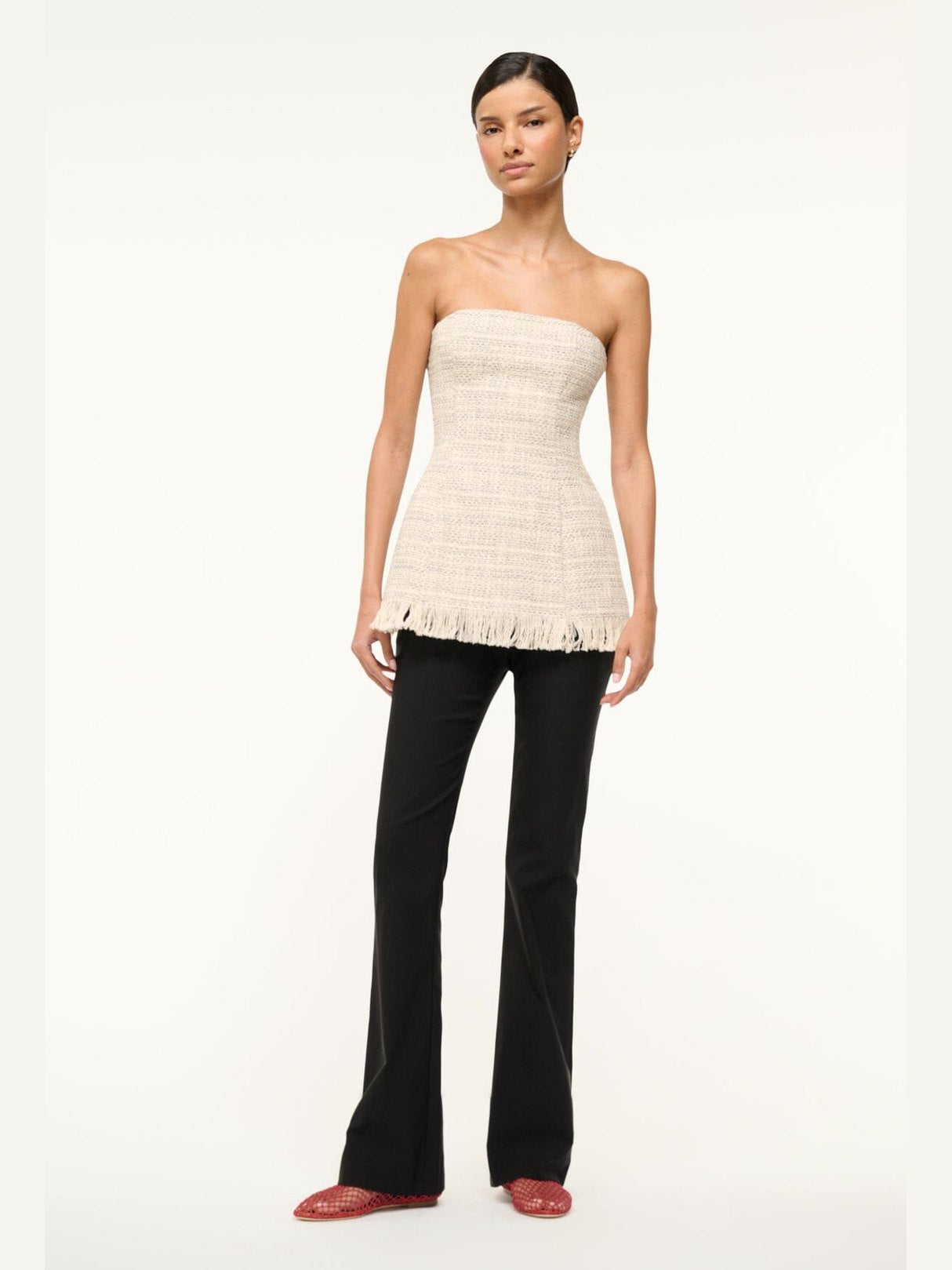 Silvia top ivory multi