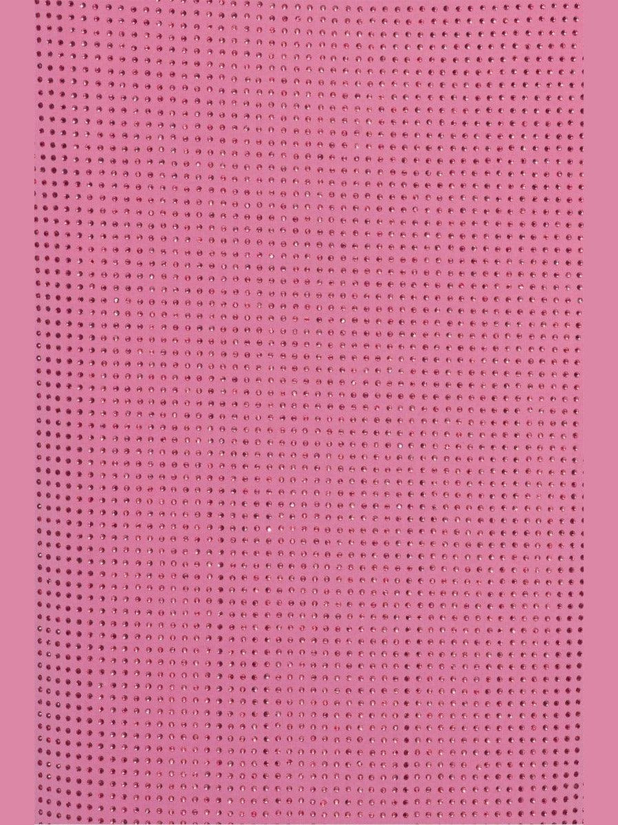 Embellished fitted dress pink