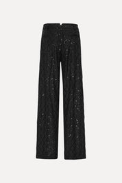 WIDE LEG SEQUINS PANTS