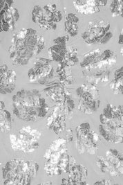 SEQUIN CHIFFON MIDI DRESS