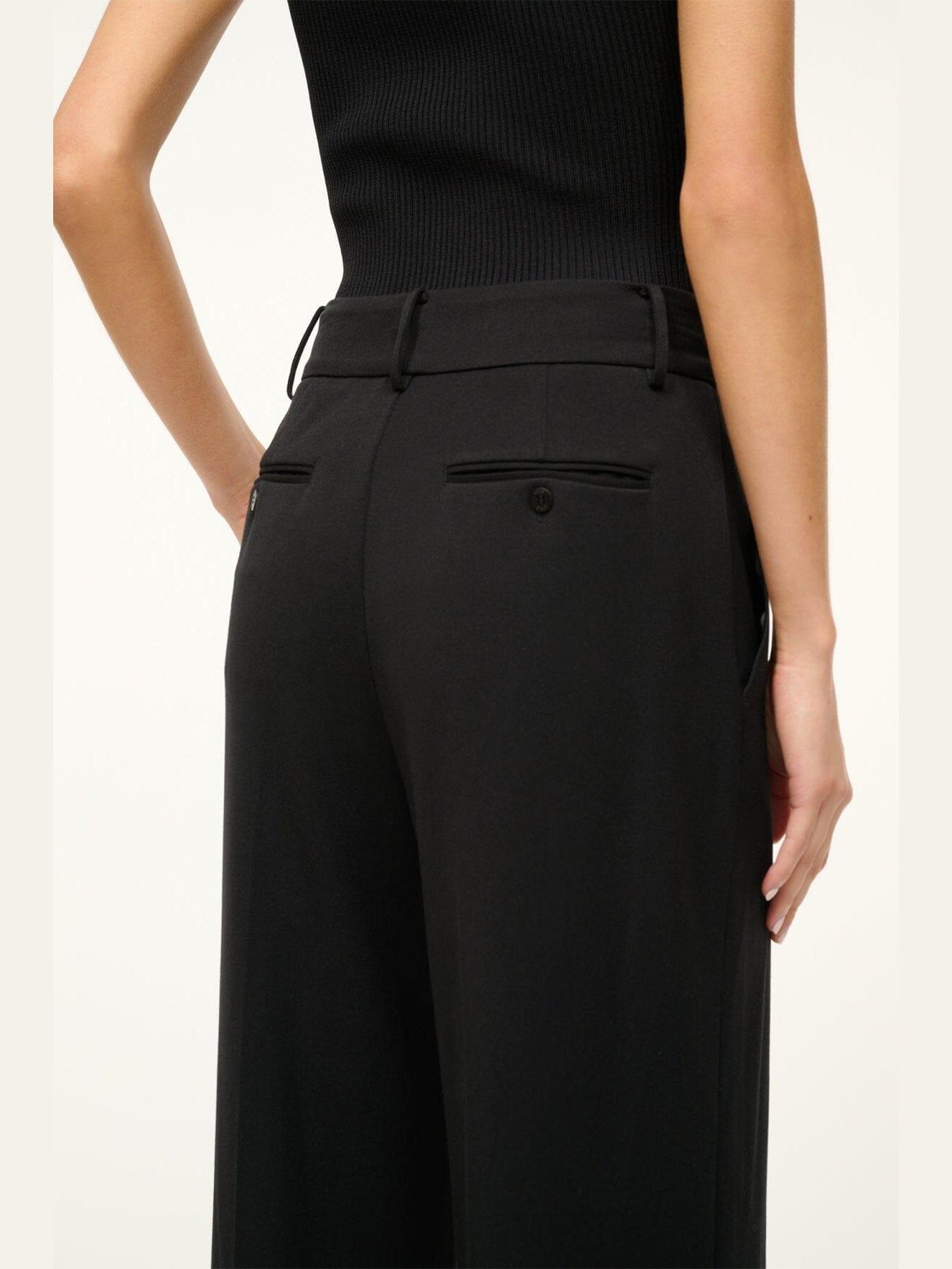 Prince twill pant black