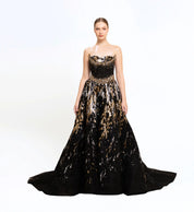 Embellished long dress