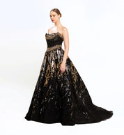 Embellished long dress
