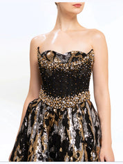 Embellished long dress