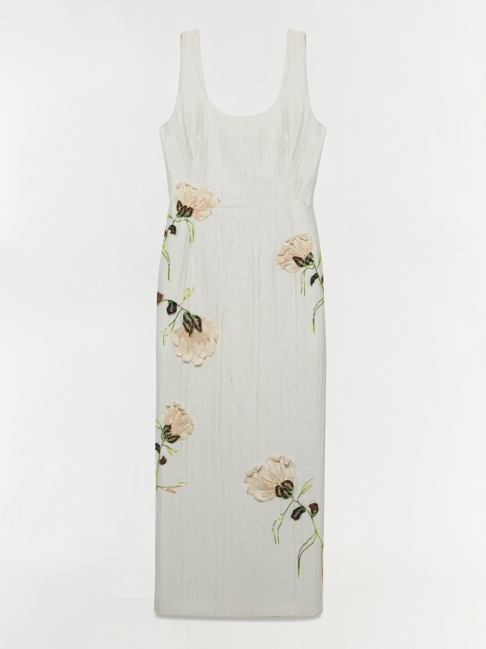 Lilibeth Floral Jacquard Midi Dress