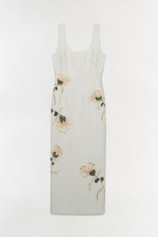 Lilibeth Floral Jacquard Midi Dress
