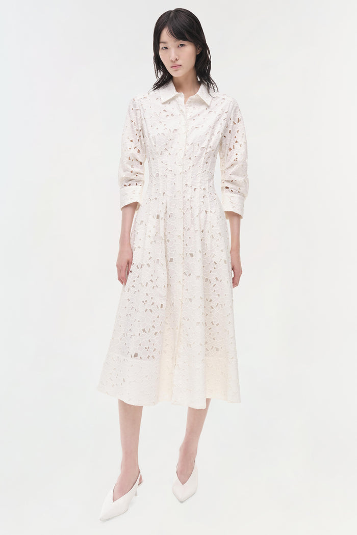 Jazz Embroidered Midi Dress